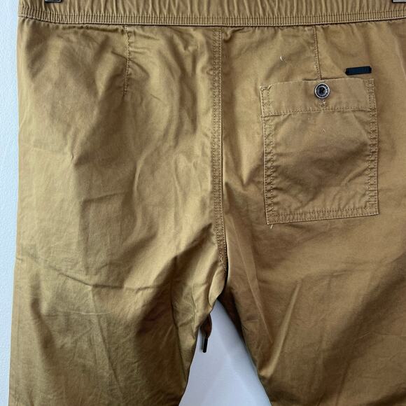 EXPRESS Brown Jogger Pants Cotton Drawstring Elastic Waist Casual Size 30 - Picture 5 of 9